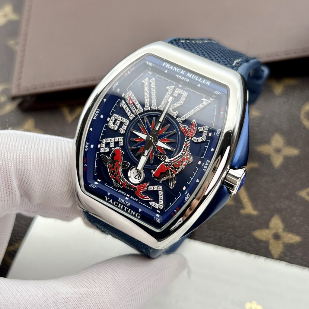 Franck Muller Vanguard KOI V45 YT SC DT Replica Watches ABF Factory 45mm (16)