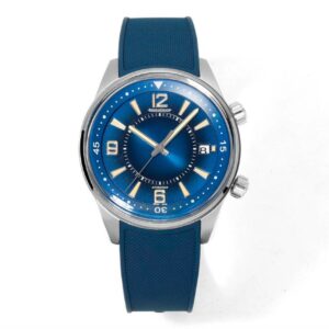 Jaeger Lecoultre Automatique Replica Watches Blue Color 42mm (6)