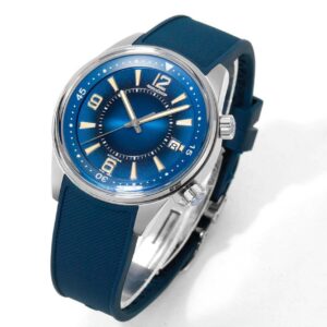 Jaeger Lecoultre Automatique Replica Watches Blue Color 42mm (6)