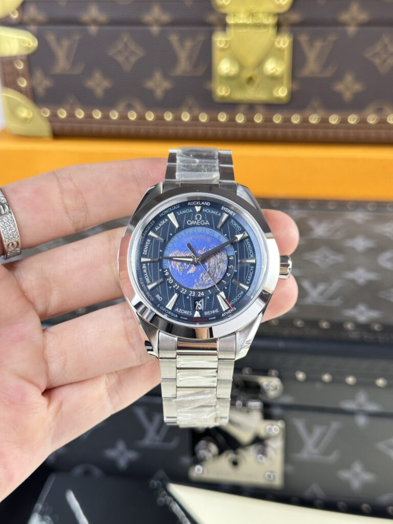 Omega Seamaster Aqua Terra Replica Watches Blue VS Factory 43mm (8)
