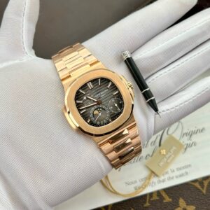 Patek Philippe Nautilus 5712 18K Gold Wrapped PPF Factory Replica Watches 40mm (11)