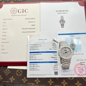 Patek Philippe Nautilus 7118 Custom Full Moissanite Diamonds (1)