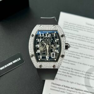 Richard Mille RM67-01 Custom Moissanite Diamonds Replica Watch 40mm (1)