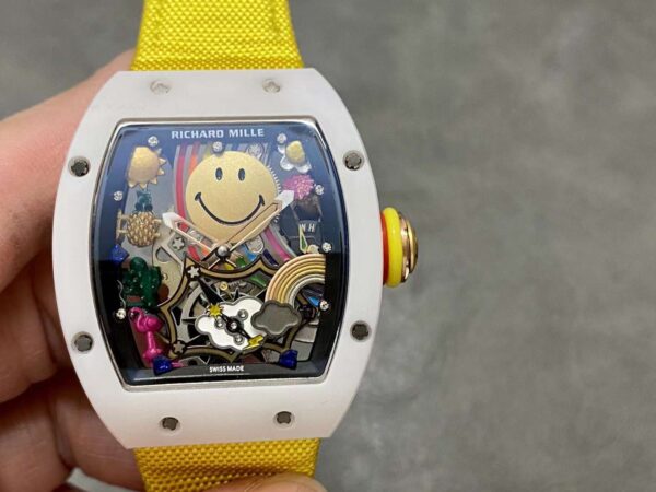 Richard Mille RM88 Tourbillon Smiley Replica Watches Best Quality 42mm (8)