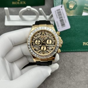 Rolex Daytona 116588TBR Eye Of Tiger Solid Gold Watch and Diamonds (4)