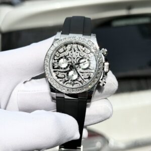 Rolex Daytona 116589TBR Eye Of Tiger Custom Moissanite Diamonds 40mm (2)