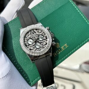 Rolex Daytona 116589TBR Eye Of Tiger Custom Moissanite Diamonds 40mm (2)