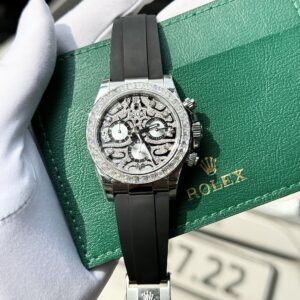 Rolex Daytona 116589TBR Eye Of Tiger Custom Moissanite Diamonds 40mm (8)
