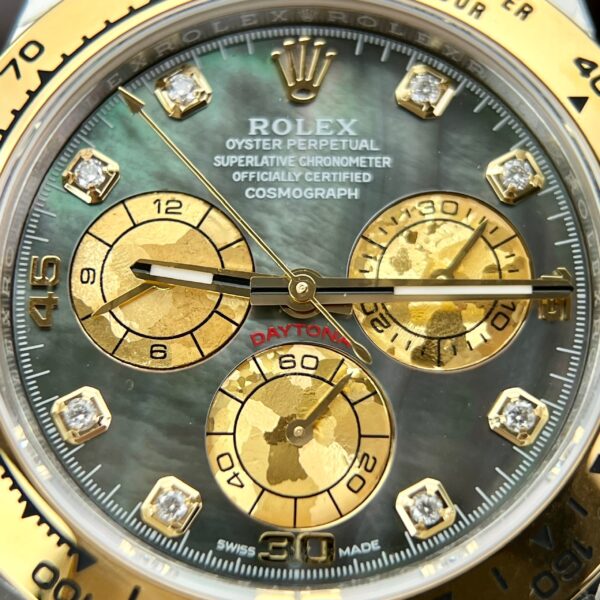 Rolex Daytona Replica Watches Custom Purple Mother Of Pearl 40mm (2)