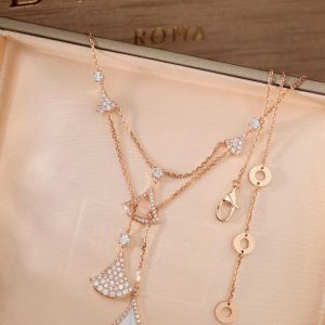 Bvlgari Divas Dream Necklace Custom Diamond Rose Gold 18k (2)