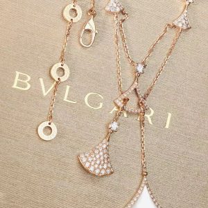 Bvlgari Divas Dream Necklace Custom Diamond Rose Gold 18k (2)