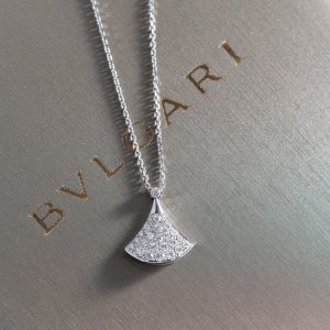 Bvlgari Divas Necklace Custom Natural Diamond White Gold 18k (2)