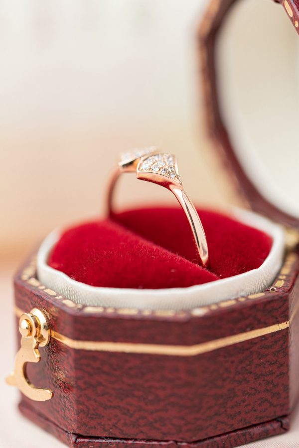 Bvlgari Women’s Rings Custom Natural Diamond Rose Gold 18k (2)