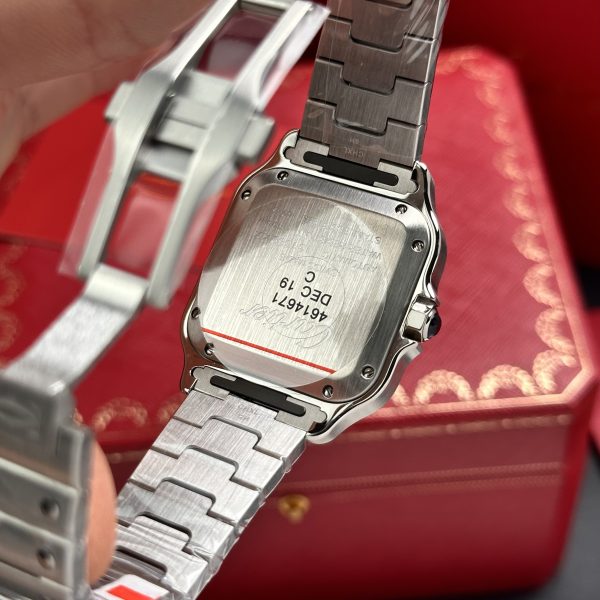 Cartier Santos WSSA0063 Blue Dial Replica Watches 35mm (1)