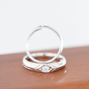 Couple Rings Custom Natural Diamonds White Gold 18k (2)