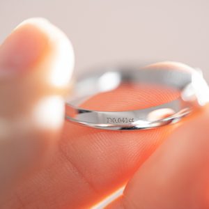 Couple Rings Of Love Custom Natural Diamonds White Gold 18k (2)