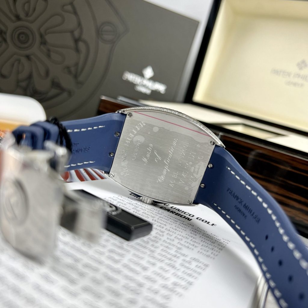 Franck Muller Replica Watches V45 SC DT Blue Color ABF Factory 45mm (7)