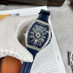 Franck Muller Replica Watches V45 SC DT Blue Color ABF Factory 45mm (7)