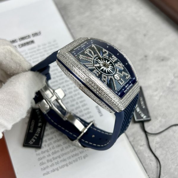 Franck Muller Replica Watches V45 SC DT Blue Color ABF Factory 45mm (7)