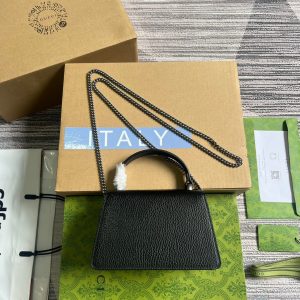 Gucci Dionysus Mini Black Replica Bags Size 18cm (2)