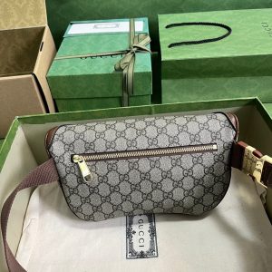 Gucci GG Supreme Canvas Hip Belt Replica Bags Size 22x15x4cm (2)