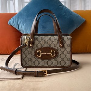 Gucci Horsebit 1955 Mini Top Replica Bags Size 24cm (5)