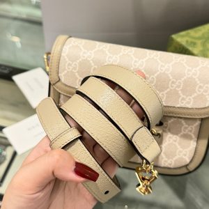 Gucci Horsebit 1955 Shoulder Monogram Replica Bags Size 25x18x8cm (2)