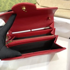 Gucci Marmont Small Shoulder Replica Bags Red Size 20cm (2)