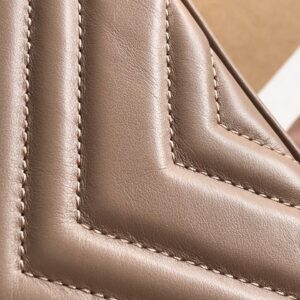 Gucci Marmont Top Handle Pink Super Fake Bags 27cm (2)