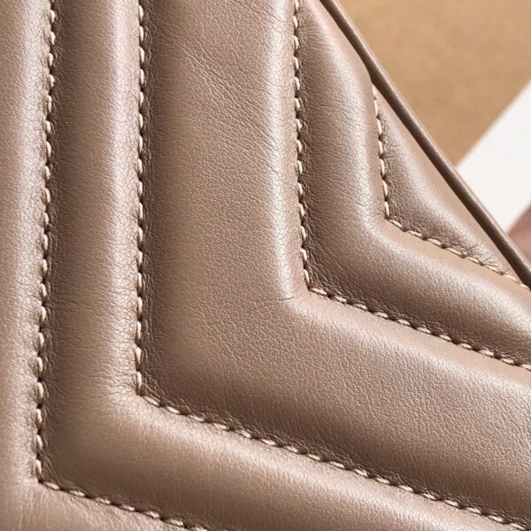 Gucci Marmont Top Handle Pink Super Fake Bags 27cm (2)