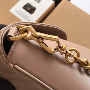 Gucci Marmont Top Handle Pink Super Fake Bags 27cm (2)
