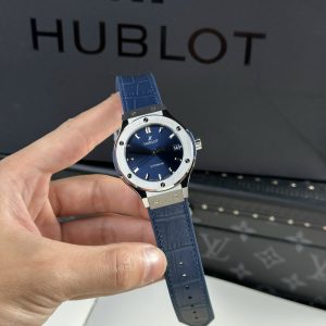 Hublot Classic Fusion Titanium Blue Replica Watches JJF Factory 2024 38mm (1)