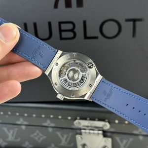 Hublot Classic Fusion Titanium Blue Replica Watches JJF Factory 2024 38mm (1)