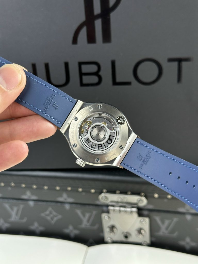 Hublot Classic Fusion Titanium Blue Replica Watches JJF Factory 2024 38mm (1)