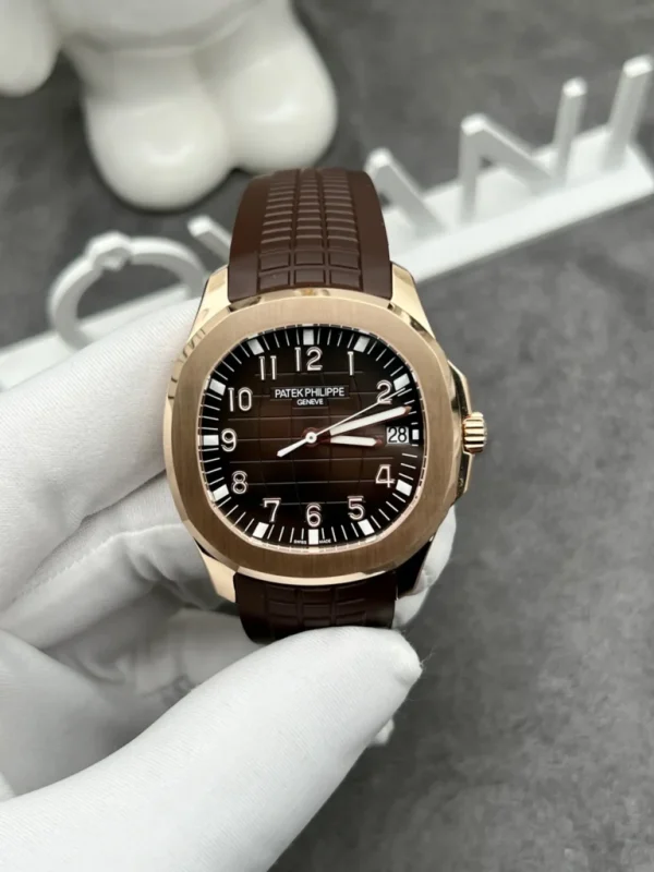 Patek Philippe Aquanaut 5167R 18K Solid Gold Replica Watches (3)