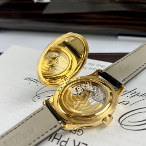 Patek Philippe Calatrava 5227J Gold Wrapped Best Replica 39mm (8)