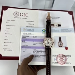 Patek Philippe Complications 5205R Gold Wrapped Brown Leather Strap 40mm (2)