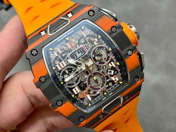 Richard Mille Flyback Chronograph RM11-03 McLaren Best Replica 44 (9)