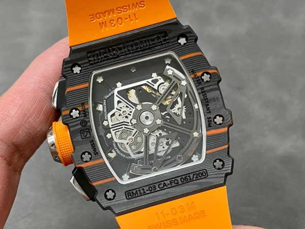 Richard Mille Flyback Chronograph RM11-03 McLaren Best Replica 44 (9)