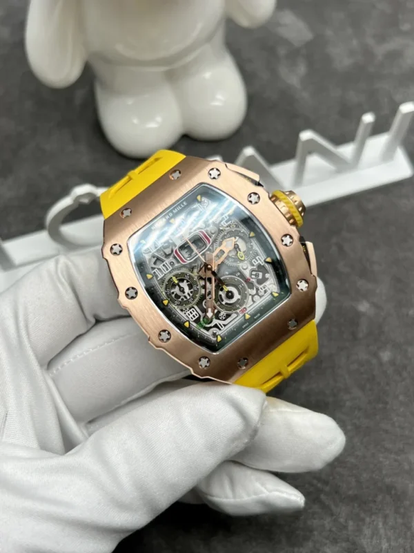 Richard Mille RM11 18K Solid Gold Watch Replica Watch VVIP (1)