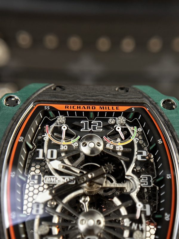 Richard Mille RM21-02 Tourbillon Aerodyne Green TPT Watch RM Factory 43mm (10)