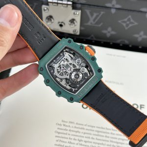 Richard Mille RM21-02 Tourbillon Aerodyne Green TPT Watch RM Factory 43mm (10)