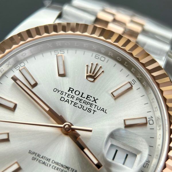 Rolex DateJust 126331 Replica Watches Clean Factory Sliver Dial 41mm (5)