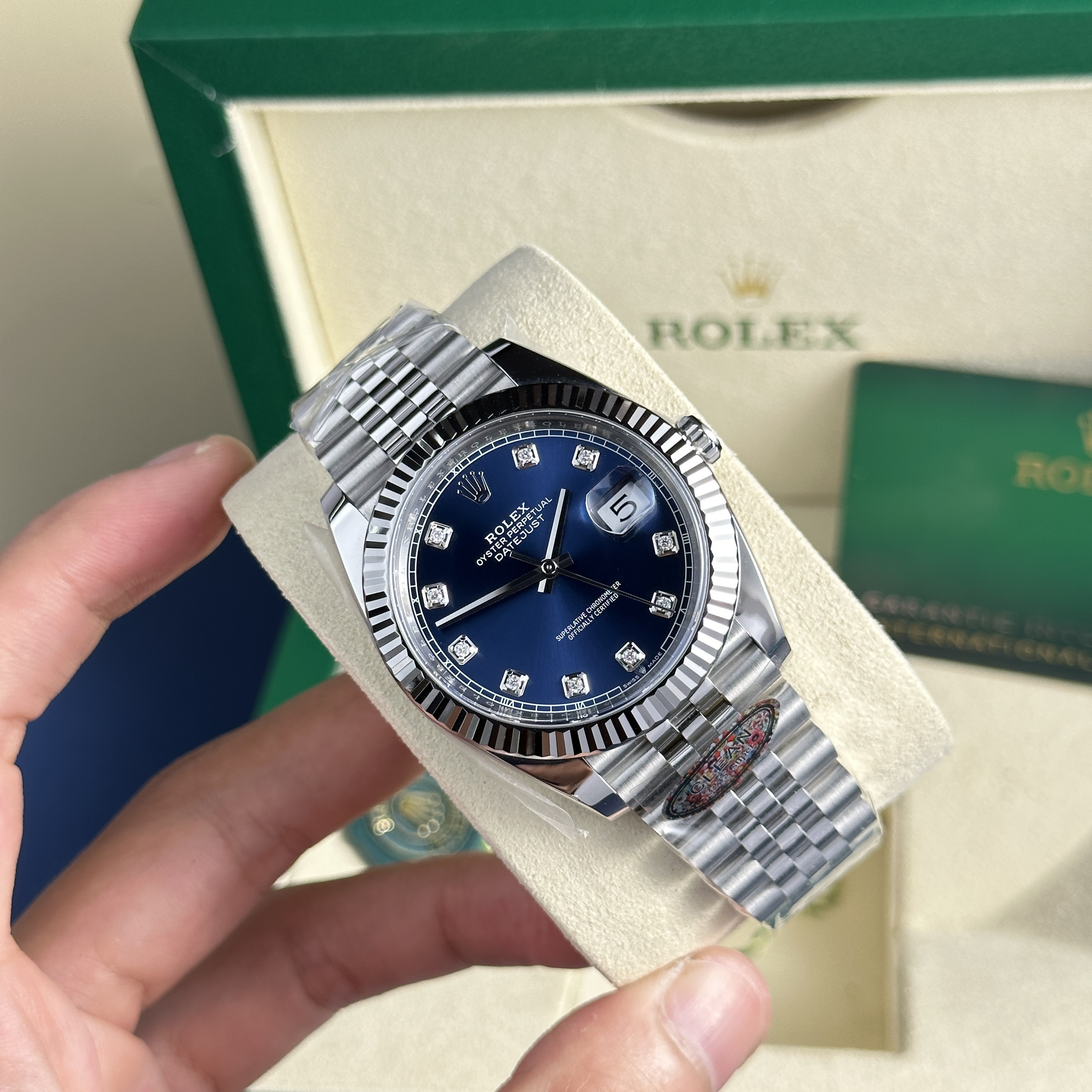 Rolex DateJust 126334 Clone Watch Hig Blue Dial Clean Factory (2) Rolex DateJust 126334 Clone Watch Hig Blue Dial Clean Factory (1)