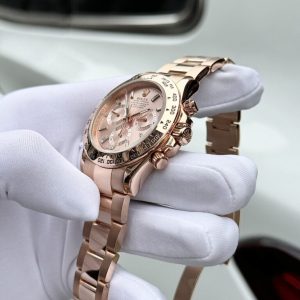 Rolex Daytona 116505 18K Solid Gold Watch with Diamond Numbers (8)