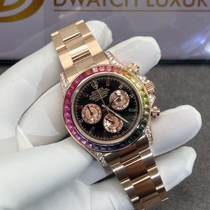 Rolex Daytona M116595RBOWDP 18K Solid Gold and Gemstones Customs (1)