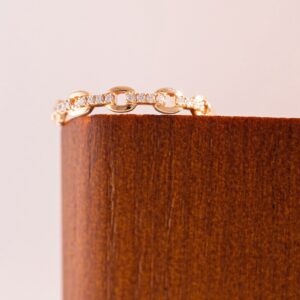 Women's Ring with Natural Diamond Crafted in 18k Rose Gold (2)