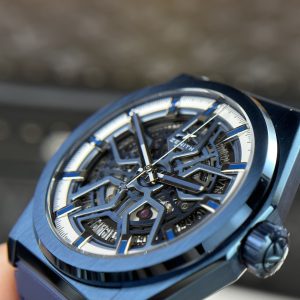 Zenith Defy Classic Replica Watches Skeleton Blue Dial LF Factory 41mm (10)