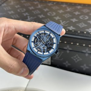 Zenith Defy Classic Replica Watches Skeleton Blue Dial LF Factory 41mm (10)