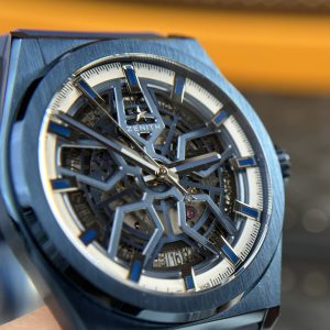 Zenith Defy Classic Replica Watches Skeleton Blue Dial LF Factory 41mm (10)